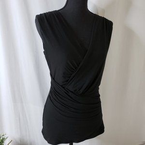 WHBM SLEEVELESS BLACK TOP - SIZE SMALL